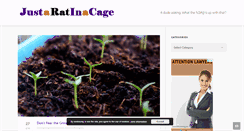 Desktop Screenshot of justaratinacage.com